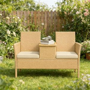 Set da Giardino con Divano Doppio e Sedia da Cortile - Product Image 1