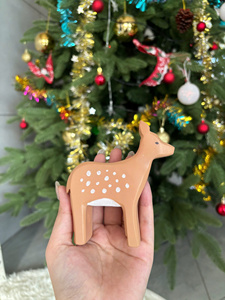 Juguete de Animales de Madera, Figuras de Animales de Madera Personalizadas para Actividades de Aprendizaje Temprano en el Aula, Fabricante OEM ODM - Product Image 1