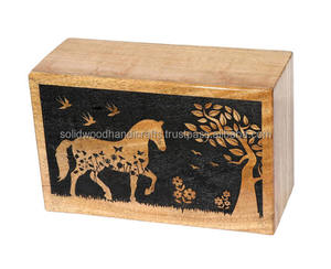 Urne funéraire en bois artisanale à succès pour les cendres d'adultes, urnes funéraires humaines, urnes de sépulture - Product Image 1