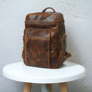 Mochilas de Cuero Genuino de la Mejor Calidad, Bolsos de Cuero Totalmente Personalizados Más Vendidos, Nuevas Mochilas de Cuero de Diseño Personalizado a la Moda - Product Image 4