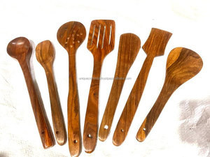 Cucharas y espátulas de madera respetuosas con el medio ambiente Creación artística para bodas Disponible a varios precios - Product Image 4