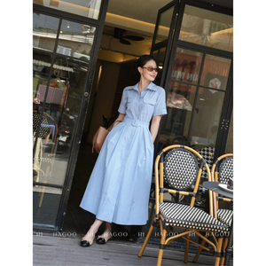 Robe midi blanche unie de luxe pour femmes V9093, tenue de bureau élégante et décontractée, vente en gros - Product Image 2