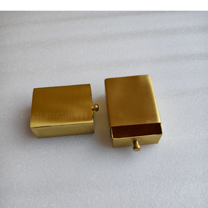 Estuche de Seguridad Deslizante para Cajas de Cerillas, Acabado Latón Satinado Premium, Ecológico, Resistente al Agua, Diseño Moderno para Uso en Hogar y Restaurantes, Venta al Por Mayor - Product Image 1