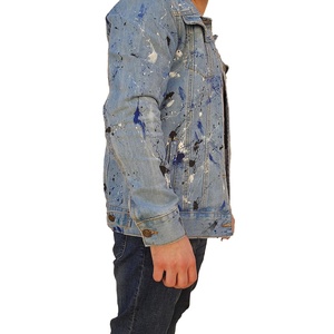 Chaqueta Vaquera Casual Vintage Personalizada Nueva de Gran Venta con Capucha, Diseño Desgastado, Lavado Ácido y Ecológica - Product Image 2