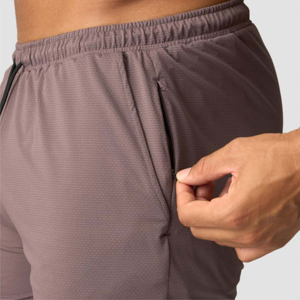 Shorts de sport en coton, amples et décontractés, style streetwear minimaliste, en tissu doux, pour l'été, écologiques et à séchage rapide - Product Image 2