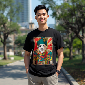 เสื้อยืดพิมพ์ลายผู้ชาย ผ้าฝ้าย สไตล์ลำลอง แฟชั่นสตรีทแวร์ พร้อมบริการรับผลิตแบบ OEM ODM - Product Image 1