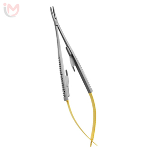Portaagujas TC de Acero Inoxidable, Manual, Reutilizable, Instrumento Médico Quirúrgico de Alta Calidad OEM - Product Image 1