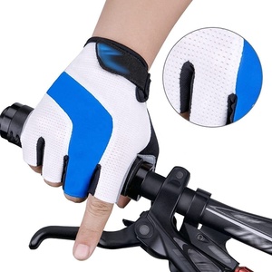 Gants de vélo pour hommes, matériau respirant, paume en cuir synthétique avec rembourrage en caoutchouc pour une meilleure adhérence, gant de vélo pour femmes - Product Image 4