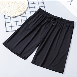 กางเกงขาสั้นออกกำลังกายสำหรับผู้ชาย ไซส์ S-XXL ผ้าไนลอนผสมสแปนเด็กซ์ ระบายอากาศได้ดี มีเชือกผูก เอวกลาง น้ำหนักเบา แห้งเร็ว เป็นมิตรกับสิ่งแวดล้อม ยืดได้ 4 ทิศทาง - Product Image 6