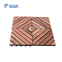 SSR VINA-carreaux de terrasse en bois d'acacia-carreaux de terrasse en bois d'acacia emboîtement extérieur carreaux de patio tous temps balcon