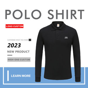 เสื้อโปโลแขนยาวคุณภาพสูง ผ้าฝ้าย 100%  รับสกรีนโลโก้ เสื้อโปโลชายคุณภาพเยี่ยม ราคาสมเหตุสมผล - Product Image 3