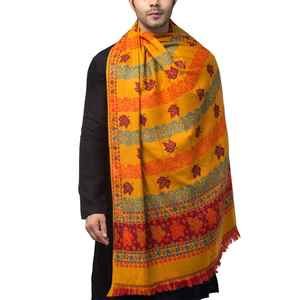 Elegante Chal de Lana Pashmina Estampado, Suave y Cálido, Diseño Sólido Hecho a Mano, Envoltura de Invierno Transpirable de Lujo para Vestimenta Formal Masculina - Product Image 2