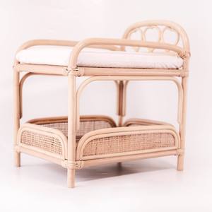 Table à langer pour poupées en rotin naturel, prix compétitif, grande table à langer pour poupées, jouets pour enfants - Product Image 1