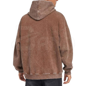 Sudaderas con Capucha Estilo Acid Wash, Cómodas y Elegantes, Personalizadas, Ecológicas, Transpirables, con Bolsillos, Diseño de Tela 100% Algodón, para Hombre, Invierno - Product Image 5