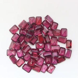 Pierre précieuse grenat naturel taillée en octogone, prix de gros, en vrac, 5MM 7MM, pierre de grenat calibrée et facettée pour la fabrication de bijoux - Product Image 6