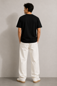 Camiseta Extra Grande de Primera Calidad, 290 GSM, Tejido de Algodón, Impresión Personalizada, Estilo Urbano, Unisex, Fabricante OEM ODM, RTS - Product Image 4