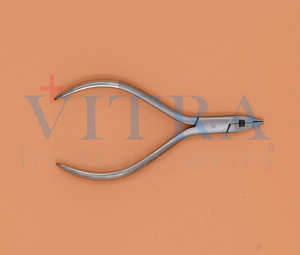 Pince à former des boucles en tweed avec coupe-fil intégré, en acier inoxydable, pour la pliage d'anneaux orthodontiques, avec pointes en carbure de tungstène - Product Image 2