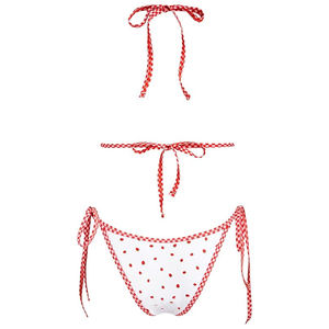 Conjunto de Bikini de Dos Piezas para Mujer, de Primera Calidad, con Personalización Frontal, Ligero, Transpirable, Ecológico, Diseño Antiarrugas - Product Image 3