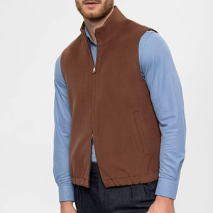 Chaleco de Lana de Alta Calidad en Oferta - Moderno y Cálido para Otoño/Invierno, Chaleco con Cierre para Hombre - Product Image 4