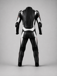 Black <b>Summer</b> Biker Moto Leather <b>Motorcycle</b> Racing Suit <b>Jacket</b> Trousers Set Breathable Waterproof Windproof Custom Logo Plus Size - Product Image 2