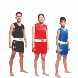 Ensemble de combat Sanda de haute qualité fabriqué aux États-Unis, uniforme de boxe durable, équipement d'entraînement, vêtements de sport avec logo personnalisé - Product Image 2