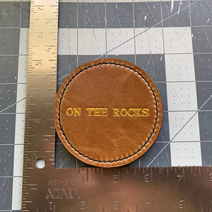 Premium Real Leather Coasters for Coffee <b>Table</b> Handmade Cowhide Cup Mat Heat Resistant Furniture Protector GLC-0052 - Product Image 1