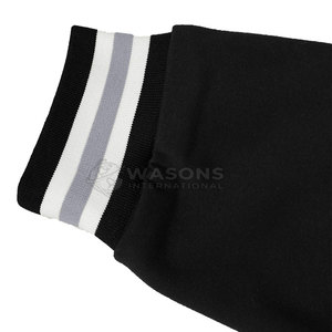 Blouson universitaire urbain pour homme, léger avec doublure matelassée, tendance, pour l'extérieur, avec bordure côtelée classique, look stylé - Product Image 3