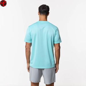 Conjunto de Camiseta y Pantalones Cortos Ligeros y Transpirables, con Elasticidad en Cuatro Direcciones, para Correr en Verano, para Hombre - Product Image 4