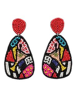 Élégant Dernier Perlé Broderie Cactus Dangle Drop Boucle D'oreille Avec Personnalisation À La Mode Choix Et Artisanat Beauté De L'Inde - Product Image 4