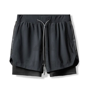 Shorts de sport pour hommes 2026, nouvelle collection, 100 % polyester respirant, pour fitness, course et gym - Product Image 2