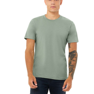 T-shirt léger à col rond 100 % coton pour homme, imprimé sérigraphié sur le devant, écologique, respirant, style streetwear estival, haute qualité - Product Image 4