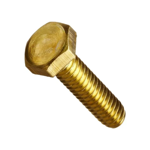 Boulon en laiton à tête hexagonale fileté pour équipement industriel, quincaillerie de plomberie et applications mécaniques - Product Image 6