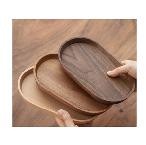 Plateau de service en bois naturel fait main, décoration rustique pour cuisine et salle à manger, présentation alimentaire - Product Image 3