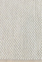 Handgewebter geflochtener Natur-Juteteppich, umweltfreundlicher Teppich mit einfarbigem Muster, flachem Flor und mittlerer Dicke, Jute-Rückseite, für den Wohnbereich