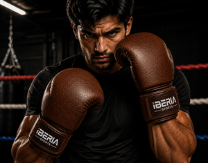 Gants de boxe en cuir de vache véritable IBERIA, gants d'entraînement et de sparring haut de gamme, logo personnalisé, OEM, ODM, équipement de boxe en gros - Product Image 6