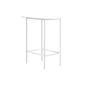 Modern White Laminate Metal 36\" Rectangular <b>Bar</b> <b>Table</b> Small <b>Kitchen</b> Home <b>Bar</b> & Pub with Contemporary Style <b>Bar</b> Height - Product Image 2