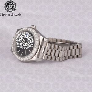 Reloj de Lujo para Hombre Charm Jewells, Acero Inoxidable, Esfera de 40 mm, Cristal, Movimiento Mecánico Analógico, Resistencia al Agua de 10 Bares, Fecha Automática - Product Image 2