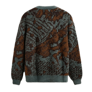 Sweaters Top selling <b>Men</b> 100% Cotton Breathable Custom Neck Knitted High Quality Long Sleeved Winter Plus Size Quick Dry - Product Image 3