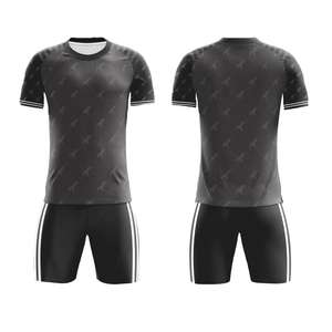 Maillots de football personnalisés pour hommes, uniformes de football, séchage rapide, 100% polyester, anti-transpiration, antibactériens, respirants, manches courtes - Product Image 4
