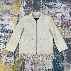 New Arrival Fringes <b>Suede</b> Leather <b>Jacket</b> High Quality Comfortable Regular Fit Customize Women <b>Suede</b> Leather <b>Jacket</b> With Fringes - Product Image 1