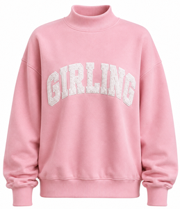 Sudadera de Cuello Alto para Mujer, 100% Algodón, Corte Regular, Ligera, Tejida, para Invierno, Transpirable y Ecológica - Product Image 6