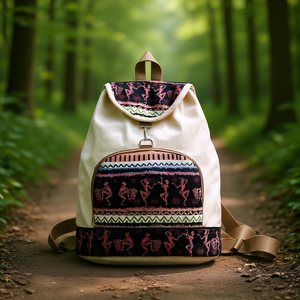 Hemp Cotton <b>Drawstring</b> <b>Backpack</b> - Product Image 3