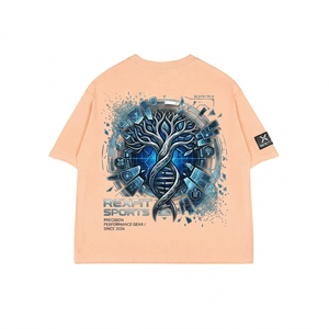 Crew Round Neck All Full Screen Printing Dtg Boxy Slim Fit Oversized Baggy Tee Heavyweight 100% Cotton Cropped <b>Tshirt</b> - Product Image 2