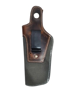 Tactical Leather <b>Gun</b> Holster Universal Fit Quick Release Design Durable Construction for Outdoor Use - Product Image 2