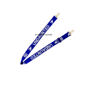 Correa de algodón vintage con logotipo de equipo personalizado, hecha a mano, ajustable, para colgar bolsos, reemplazo de correa de hombro cruzada, bordado. - Product Image 5