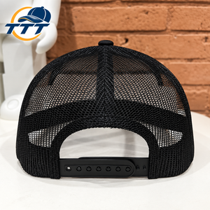 Gorra Trucker Personalizada de 5 Paneles con Logotipo Bordado, Gorra de Malla con Cierre a Presión, Fabricante Vietnamita OEM ODM, Venta al por Mayor de Gorras Trucker de Fábrica - Product Image 5