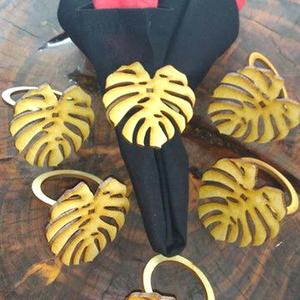 Vajilla real de lujo, servilletero de cobre dorado hecho a mano con diseño único, Metal moderno de alta calidad para bodas y uso doméstico - Product Image 2