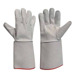 Guantes de Seguridad para Soldador Profesional, Resistentes al Calor y las Llamas, de Cuero, para Aplicaciones Industriales de Soldadura - Product Image 4