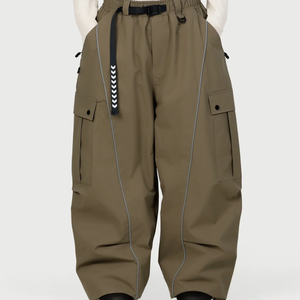 Pantalones de Snowboard y Esquí OEM Personalizados, Talla Grande, Impermeables, Resistentes al Viento, Transpirables, Holgados, Unisex, de Pierna Ancha para Hombre - Product Image 6