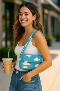 Sac à main en perles de verre multicolores avec forme personnalisable, artisanat indien décontracté, sac baguette fait main par MS Handicraft - Product Image 3